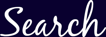 The word Search in a script font